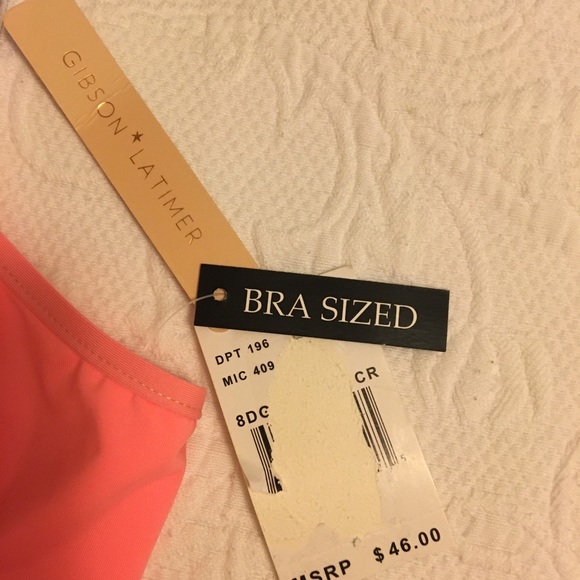 Swimsuit top coral S, Ties/back - Picture 5 of 5